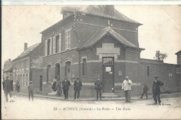 SOMME - 80 - ACHEUX - La Poste - Belle Animation - Acheux En Amienois