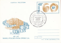 Poznan 1989 Special Postmark - World Post Day - Maschinenstempel (EMA)