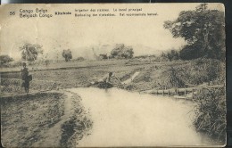 Carte N° 42. Vue: 56. Kitoboia Irrigation Des Rizières-le Canal Principal  Double Obl - Ganzsachen
