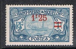 SAINT-PIERRE-ET-MIQUELON N°124 NSG - Nuevos