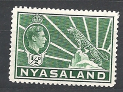 NYASSALAND     1938 King George VI  HINGED - Nyassaland (1907-1953)