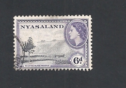 NYASSALAND   1953 Queen Elizabeth II      USED - Nyasaland (1907-1953)