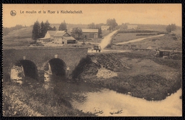 LE MOULIN ET LA ROER A KUCHELSCHEIDT ( Elsenborn ) - Très Beau Avec Attelage - Butgenbach - Buetgenbach