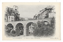 LA CONDAMINE   (cpa 06)   Le Ravin Et L'église Sainte-Dévote -    - L 1 - La Condamine