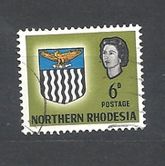 RHODESIA DEL NORD    1963 Coat Of Arms    USED - Rodesia Del Norte (...-1963)