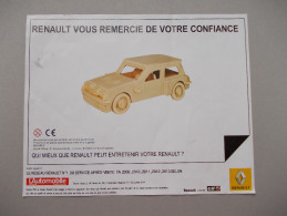 - Maquette En Bois: Renault 5 Turbo - - Automobili