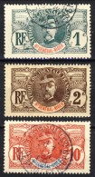 Haut Senegal-Niger 1906 Serie N. 1-17 Palmiers Lotto Di 3 Valori Usati Catalogo € 7,20 - Other & Unclassified