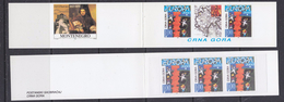 Europa Cept 2000 Montenegro/Serbia Normal Stamp Booklet Strip 3v ** Mnh (33861) PRIVATE ISSUE - 2000