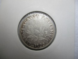 France 1 Franc 1905 (silver) - 1 Franc