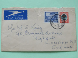 South Africa 1959 Cover Johannesburg To England - Orange Tree - Groote Schuur - Covers & Documents