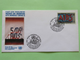 United Nations (Vienna) 1990 FDC Cover - AIDS - SIDA - Cartas & Documentos