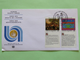 United Nations (Vienna) 1993 FDC Cover - Human Rights Articles - Cartas & Documentos