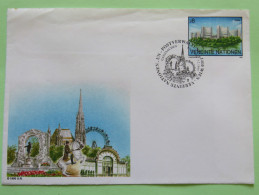 United Nations (Vienna) 1995 FDC Stationery Cover Donaupark Building - Cartas & Documentos