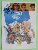 United Nations (Vienna) 1995 FDC Maxicard U.N. People 50 Anniv. - Cartas & Documentos