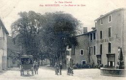 Tarn - Monesties - La Poste Et Les Lices - Avec Le Courrier - Monesties