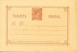 EP2 * 25 Cts Castaño Sobre Entero Postal. MAGNIFICA. @Edifil 2017: 36€ - Otros & Sin Clasificación