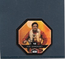 JETON 2015 COLLECTOR. STAR WARS ( LECLERC ). POE DAMERON. N° 43 .COSMIC SHELLS - Episode II