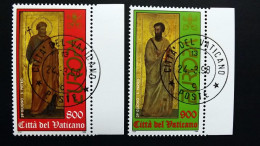 Vatikan 1242/3 Oo/ESST, EUROPA/CEPT 1998, Triptychon Stefaneschi Aus Der Werkstatt Giottos - Usados