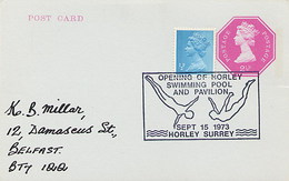 GREAT BRITAIN -   HORLEY SURREY - SWIMMING POOL AND PAVILION - TUFFI - Kunst- Und Turmspringen