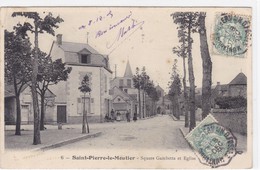 Nioèvre - Saint-Pierre-le-Moutier - Square Gambetta Et église - Saint Pierre Le Moutier