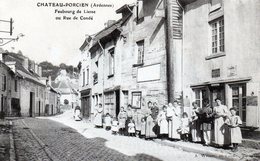 Cpa(08) Chateau-porcien Faubourg De Liesse Ou Rue De Conde - Chateau Porcien