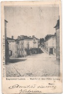 **40** -  ROQUEFORT  Marché Et Rue Porte  Lerang - Landes - - Roquefort