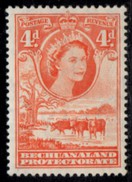 Bechuanaland Protectorate - 1958 QEII 4d (*) # SG 146b - 1885-1964 Protectorat Du Bechuanaland