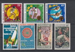 LOT 31 POLYNESIE PA N°93-94-95-83-63-2-1 ** - Collections, Lots & Séries