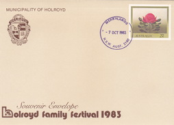 Australia 1983  Holroyd Family Festival Souvenir Envelope - Storia Postale