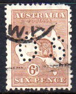 T1880 - AUSTRALIA , Official Stamps Gibbons114  Wmk 7 P.12 Usato . - Officials