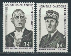 Nouvelle Calédonie  - 1971 -  De Gaulle  - N° 377/378  - Neufs ** - MNH - Neufs