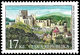 Czech Republic - 2015 - Beauties Of Our Country - Largest Castle Ruin Rabi - Mint Stamp - Ungebraucht