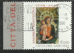 VATICANO VATICAN VATIKAN 2006 ANDREA MANTEGNA POLITTICO DI SAN ZENO € 0,60 USATO USED OBLITERE' - Used Stamps