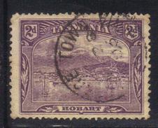 T1911 - TASMANIA 2 Pence Wmk V On Crown Sideways Used . P. 12 1/2 - Oblitérés