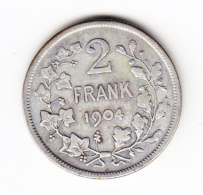 BELGIUM MORIN CAT N°  194  SUP   1904.  (B 032 ) - 2 Francs
