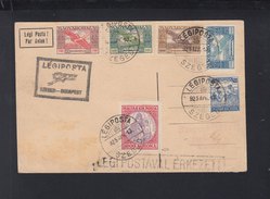 Hungary Air Mail PC 1925 Aero Szeged Budapest - Covers & Documents