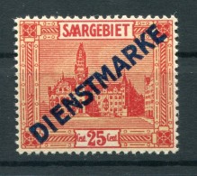 Saar DIENST 6 PFXXIV ABART **POSTFRISCH 60EUR (Z6425 - FDC