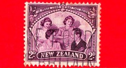 NUOVA ZELANDA - New Zealand - Usato - 1946 - Famiglia Reale - Pace - 2 - Used Stamps