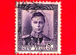 NUOVA ZELANDA - New Zealand - Usato - 1947 - Giorgio VI - King George V - 8 - Usati