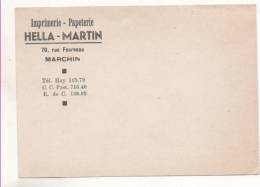 34715  -  Marchin   Imprimerie Martin - Pub - Marchin