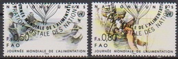 UNO Genf 1984 MiNr.120- 121 O Gest.Welternährungstag (  4026 ) - Used Stamps