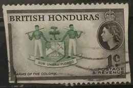 Honduras Britanica 1953 -1957 Country Images. USADO - USED. - Honduras Britannico (...-1970)