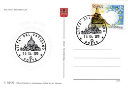 ZK  Paus Benediktus XVI   /   Zegel Nr  1431 ( Met Eifeltoren ) - Lettres & Documents