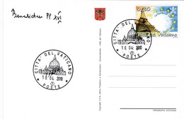 ZK  Paus Benediktus XVI   /   Zegel Nr  1431 ( Met Eifeltoren ) - Storia Postale