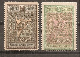 Rumanía Yvert Nº 168-69 (MH/*) - Unused Stamps