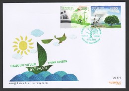 Armenien / Armenie / Armenia 2016,  EUROPA CEPT, Think Green - FDC - 2016