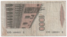 Billet De Banque ITALIE - 1000 Lire De 1982 - 1000 Lire
