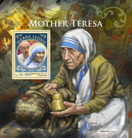 SIERRA LEONE 2016 ** Mother Teresa Mutter Teresa Mère Teresa S/S - OFFICIAL ISSUE - A1648 - Moeder Teresa