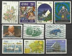 TEN AT A TIME - IRELAND - LOT OF 10 DIFFERENT 4 - USED OBLITERE GESTEMPELT USADO - Collezioni & Lotti