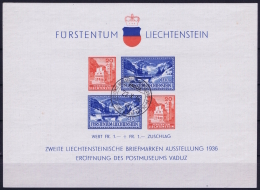 Liechtenstein: Mi Nr Block 2  Cancelled  1936 - Bloques & Hojas